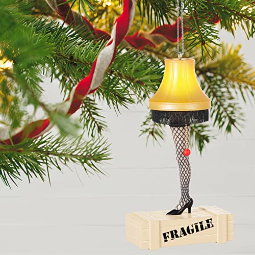 Hallmark Keepsake Christmas Ornament 2022, A Christmas Story It's Glorious! Leg Lamp with Light