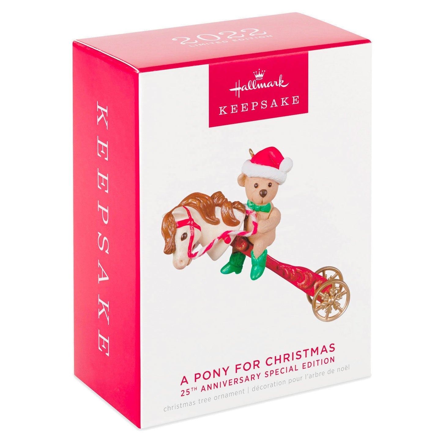 Hallmark Keepsake Christmas Ornament 2022, A Pony For Christmas 25th Anniversary Special Edition Limited Quantity
