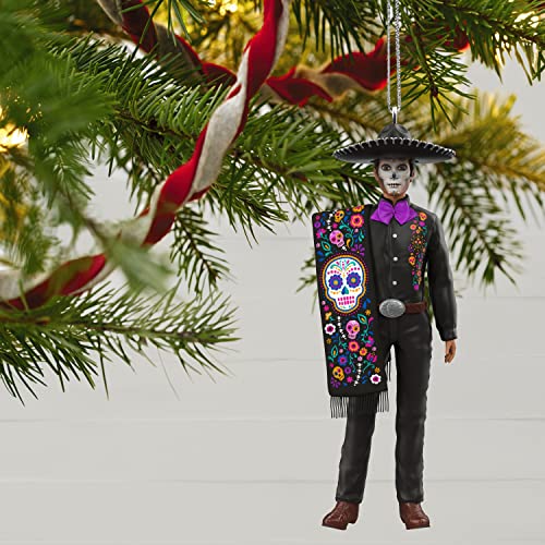 Hallmark Keepsake Christmas Ornament 2022, Barbie and Ken D?¡a De Los Muertos, Set of 2