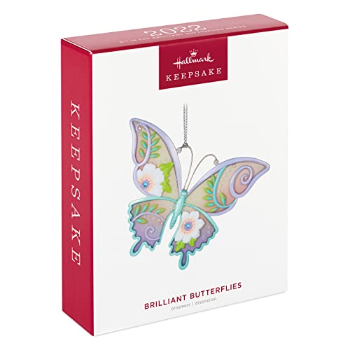 Hallmark Keepsake Christmas Ornament 2022, Brilliant Butterflies