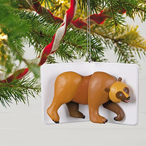 Hallmark Keepsake Christmas Ornament 2022, Brown Bear, Brown Bear, What Do You See? Book