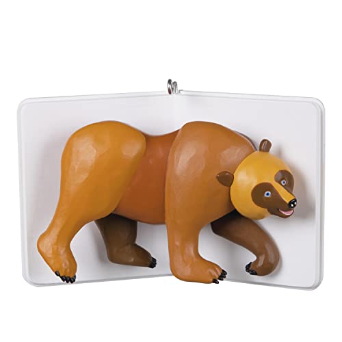 Hallmark Keepsake Christmas Ornament 2022, Brown Bear, Brown Bear, What Do You See? Book