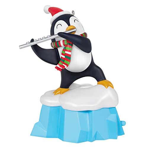 Hallmark Keepsake Christmas Ornament 2022, Chilly Trills Penguin with Music