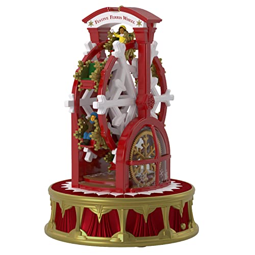 Hallmark Keepsake Christmas Ornament 2022, Christmas Carnival Festive Ferris Wheel with Music, Light and Motion