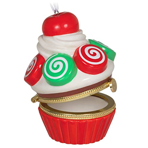 Hallmark Keepsake Christmas Ornament 2022, Christmas Cupcakes Special Edition, Porcelain and Metal