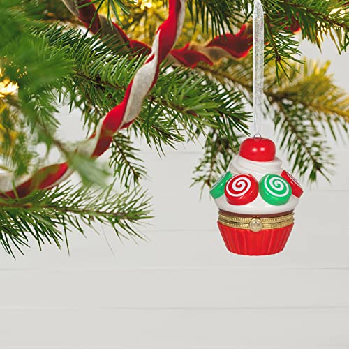 Hallmark Keepsake Christmas Ornament 2022, Christmas Cupcakes Special Edition, Porcelain and Metal