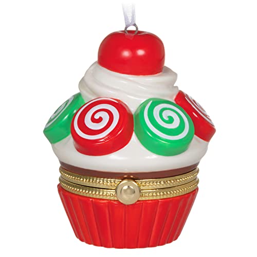 Hallmark Keepsake Christmas Ornament 2022, Christmas Cupcakes Special Edition, Porcelain and Metal