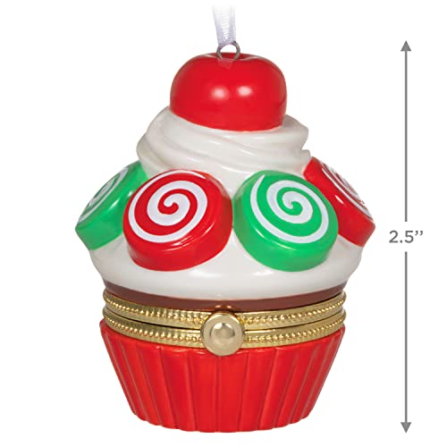 Hallmark Keepsake Christmas Ornament 2022, Christmas Cupcakes Special Edition, Porcelain and Metal