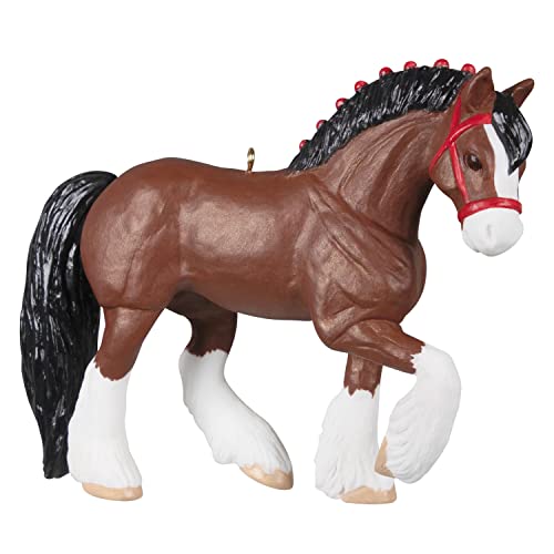 Hallmark Keepsake Christmas Ornament 2022, Clydesdale Dream Horse