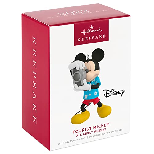 Hallmark Keepsake Christmas Ornament 2022, Disney All About Mickey! Tourist Mickey