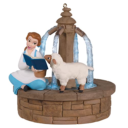 Hallmark Keepsake Christmas Ornament 2022, Disney Beauty and The Beast Brilliant Belle with Light