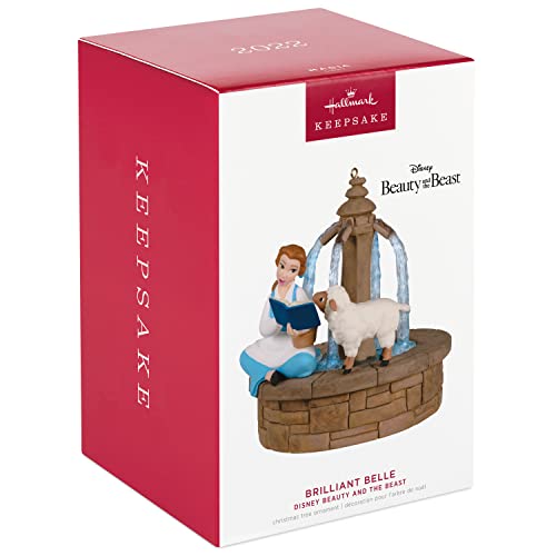 Hallmark Keepsake Christmas Ornament 2022, Disney Beauty and The Beast Brilliant Belle with Light