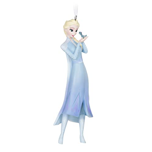 Hallmark Keepsake Christmas Ornament 2022, Disney Frozen 2 Elsa and The Fire Spirit, Porcelain