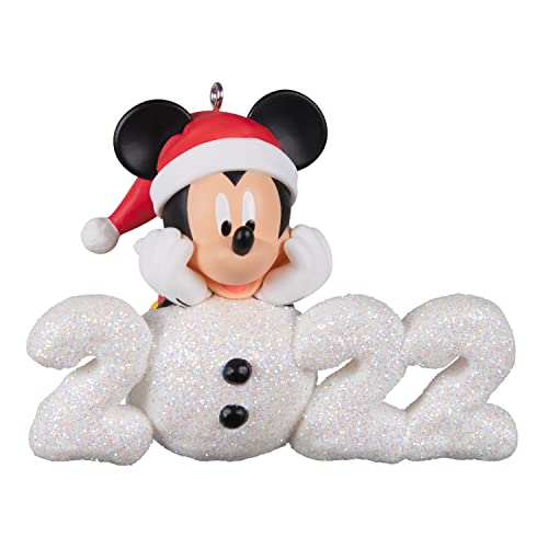 Hallmark Keepsake Christmas Ornament 2022, Disney Mickey Mouse A Year of Disney Magic