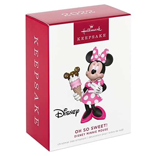 Hallmark Keepsake Christmas Ornament 2022, Disney Minnie Mouse Oh So Sweet!