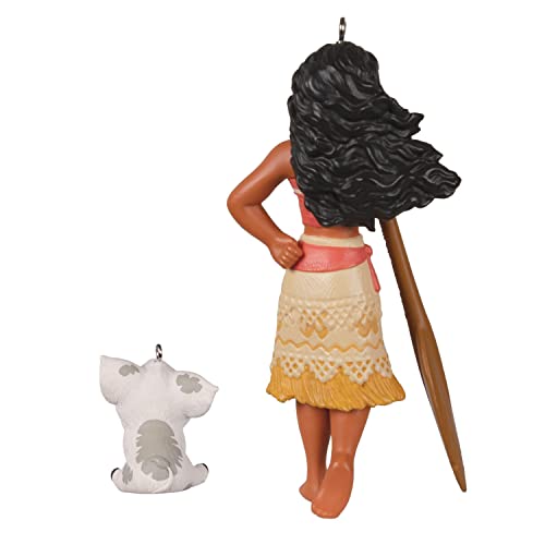 Hallmark Keepsake Christmas Ornament 2022, Disney Moana and Pua, Set of 2