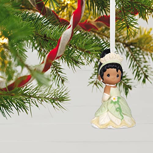 Hallmark Keepsake Christmas Ornament 2022, Disney Precious Moments The Princess and The Frog Tiana, Porcelain