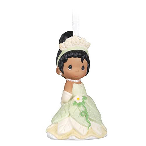 Hallmark Keepsake Christmas Ornament 2022, Disney Precious Moments The Princess and The Frog Tiana, Porcelain