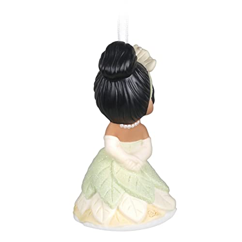 Hallmark Keepsake Christmas Ornament 2022, Disney Precious Moments The Princess and The Frog Tiana, Porcelain