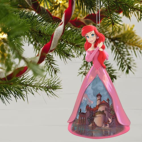 Hallmark Keepsake Christmas Ornament 2022, Disney Princess Celebration Ariel, Porcelain