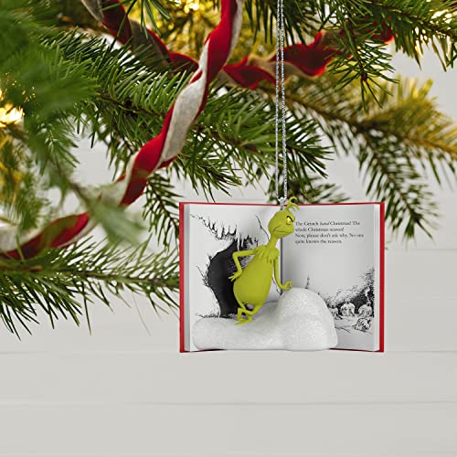 Hallmark Keepsake Christmas Ornament 2022, Dr. Seuss's How The Grinch Stole Christmas! A Sour, Grinchy Frown