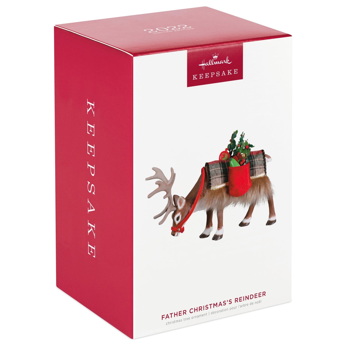 Hallmark Keepsake Christmas Ornament 2022, Father Christmas's Reindeer Special Edition Limited Quantity