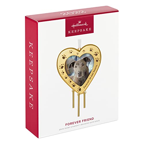 Hallmark Keepsake Christmas Ornament 2022, Forever Friend Pet Picture Frame, Metal