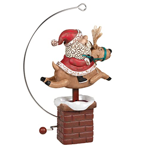 Hallmark Keepsake Christmas Ornament 2022, Giddy Up, Santa! Reindeer with Motion