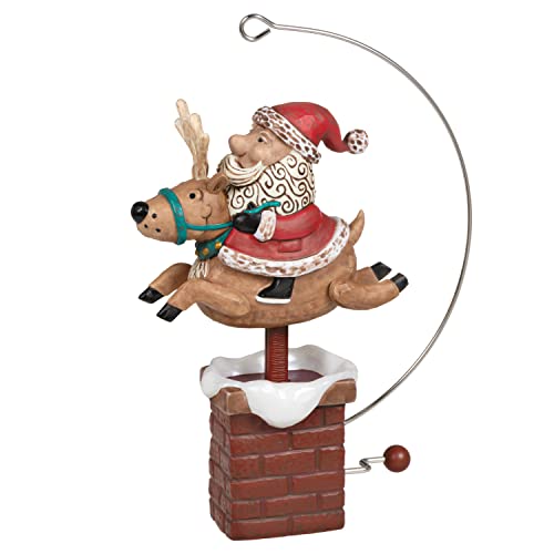 Hallmark Keepsake Christmas Ornament 2022, Giddy Up, Santa! Reindeer with Motion