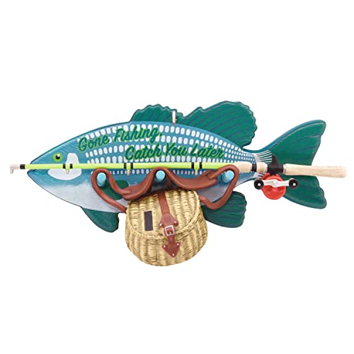 Hallmark Keepsake Christmas Ornament 2022, Gone Fishing