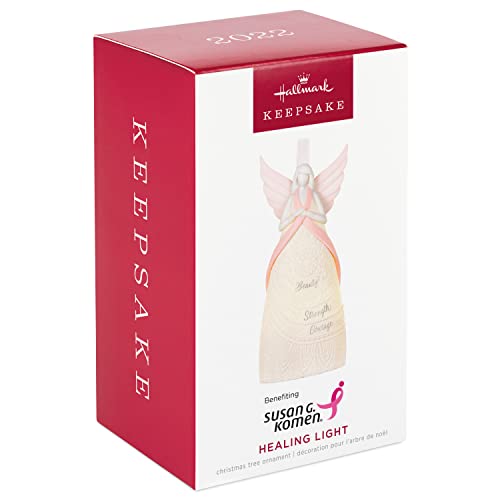 Hallmark Keepsake Christmas Ornament 2022, Healing Light Angel Benefiting Susan G. Komen