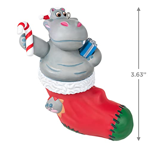 Hallmark Keepsake Christmas Ornament 2022, I Want a Hippopotamus for Christmas with Music