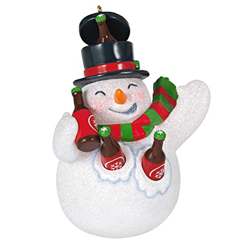 Hallmark Keepsake Christmas Ornament 2022, Jolly Beer Belly Snowman