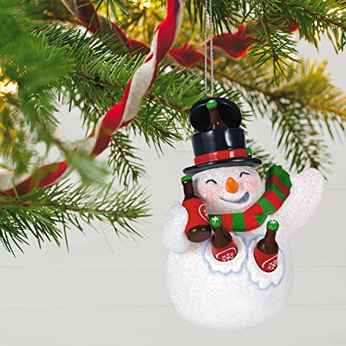 Hallmark Keepsake Christmas Ornament 2022, Jolly Beer Belly Snowman