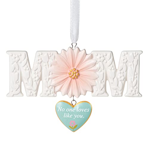 Hallmark Keepsake Christmas Ornament 2022, Love You Mom, Porcelain