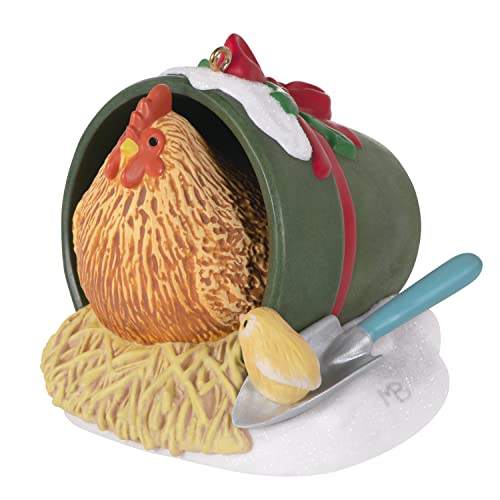 Hallmark Keepsake Christmas Ornament 2022, Marjolein's Garden Winter Roost Chicken