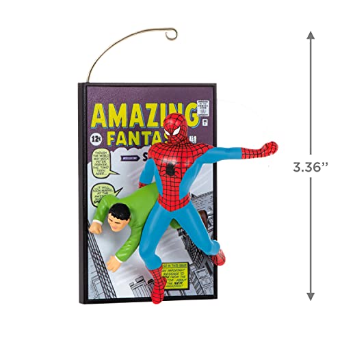 Hallmark Keepsake Christmas Ornament 2022, Marvel Spider-Man Amazing Fantasy 60th Anniversary