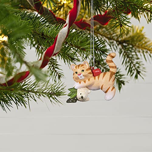 Hallmark Keepsake Christmas Ornament 2022, Mischievous Kittens Tabby