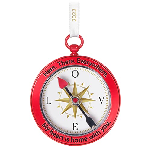 Hallmark Keepsake Christmas Ornament 2022, My Heart is Home with You Compass, Metal