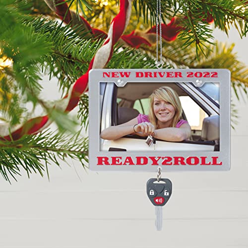 Hallmark Keepsake Christmas Ornament 2022, New Driver Picture Frame