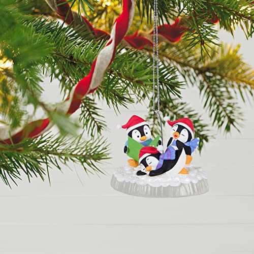 Hallmark Keepsake Christmas Ornament 2022, Not a Creature was Stirring Penguins