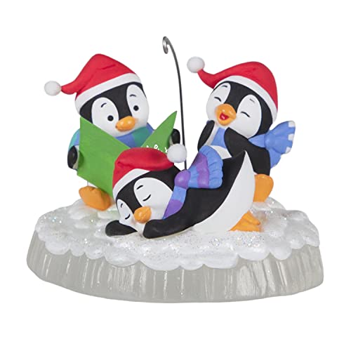 Hallmark Keepsake Christmas Ornament 2022, Not a Creature was Stirring Penguins