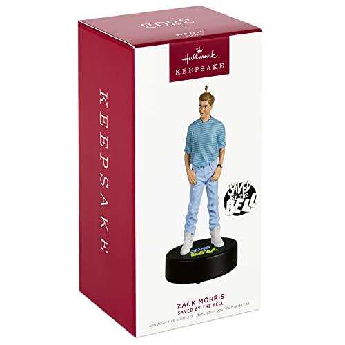 Hallmark Keepsake Christmas Ornament 2022, Saved by The Bell Zack Morris, with Sound