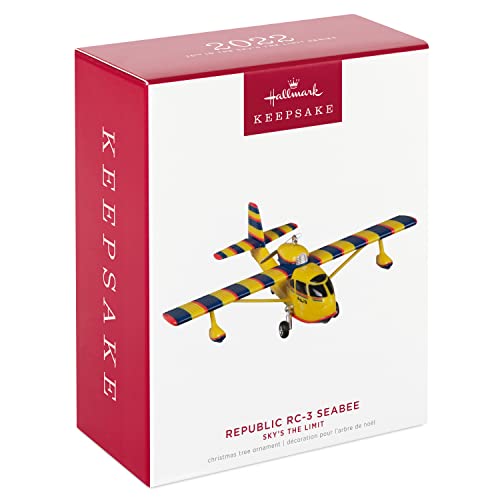 Hallmark Keepsake Christmas Ornament 2022, Sky's The Limit Republic RC-3 Seabee