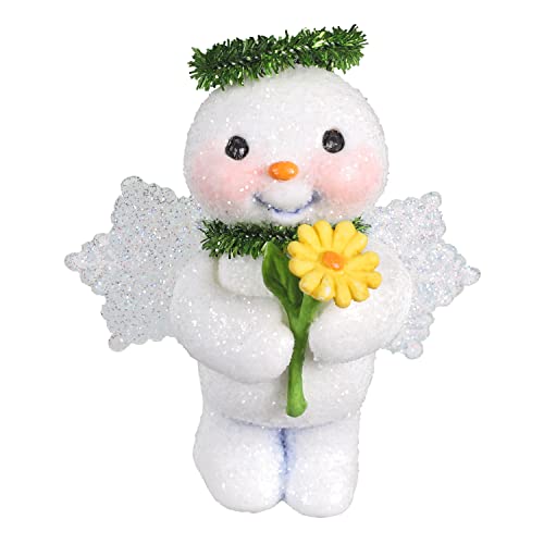 Hallmark Keepsake Christmas Ornament 2022, Snow Angel Holding Flower