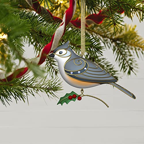 Hallmark Keepsake Christmas Ornament 2022, The Beauty of Birds, Tufted Titmouse