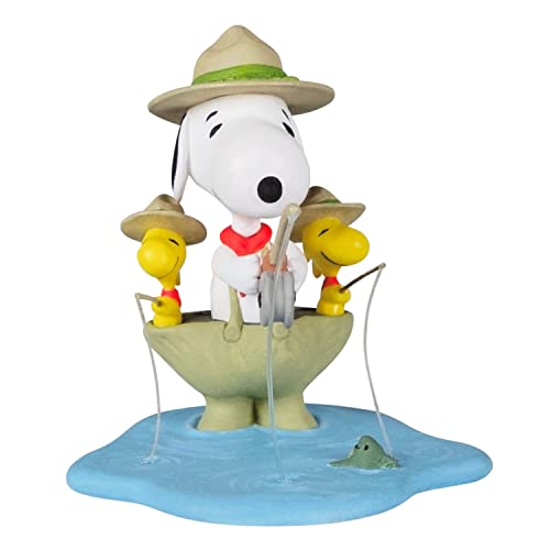 Hallmark Keepsake Christmas Ornament 2022, The Peanuts Gang Fishing Friends