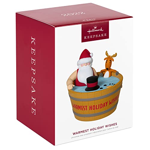 Hallmark Keepsake Christmas Ornament 2022, Warmest Holiday Wishes Hot Tub with Music