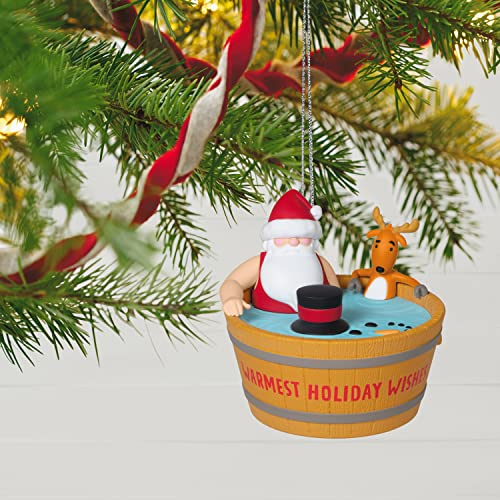 Hallmark Keepsake Christmas Ornament 2022, Warmest Holiday Wishes Hot Tub with Music