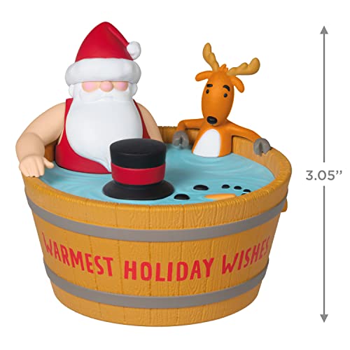 Hallmark Keepsake Christmas Ornament 2022, Warmest Holiday Wishes Hot Tub with Music